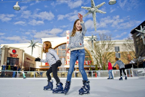 Ice Skating, Carmel, Indiana
