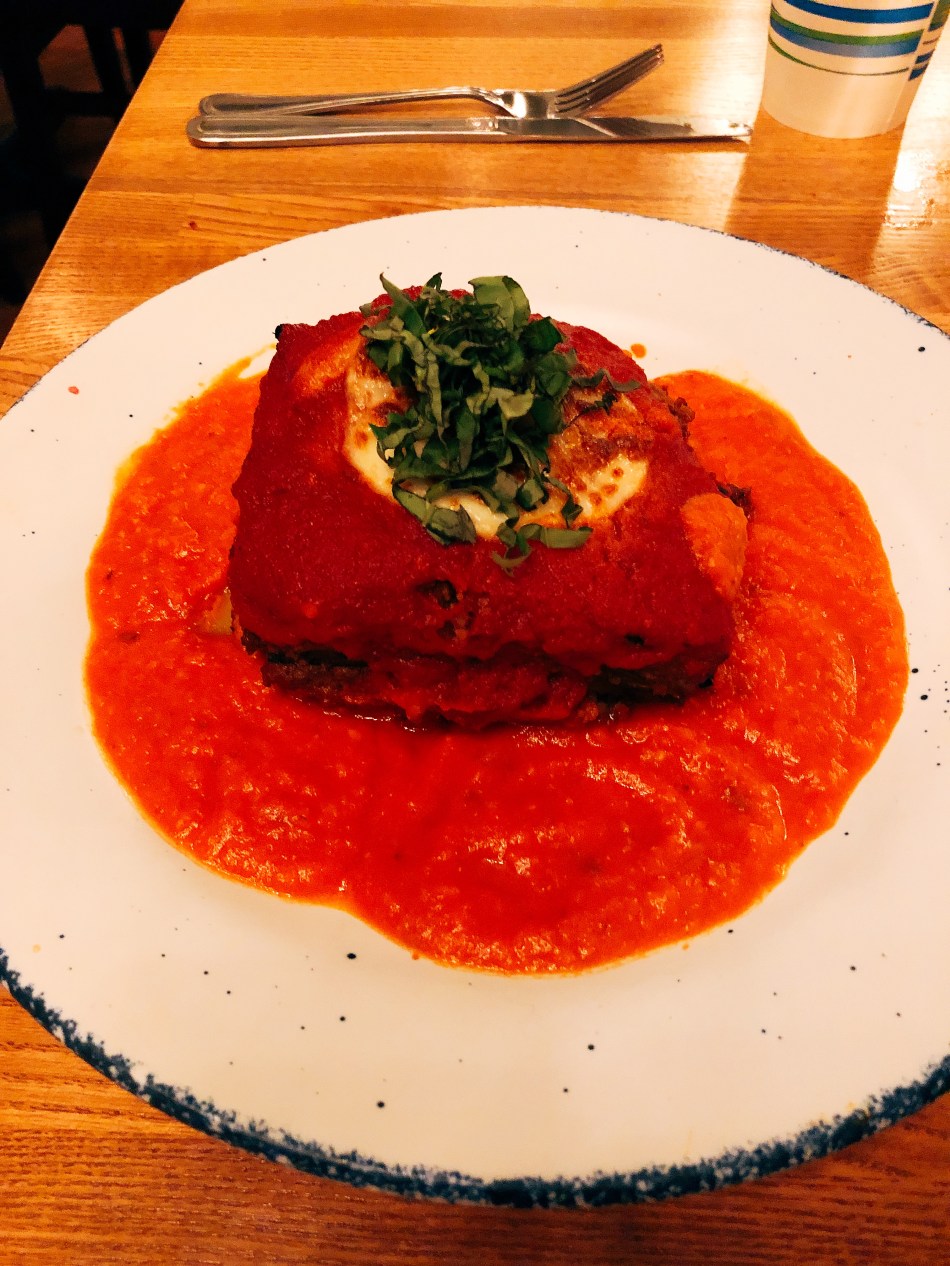 Vegetable Lasagna, Nook, Downtown Indianapolis