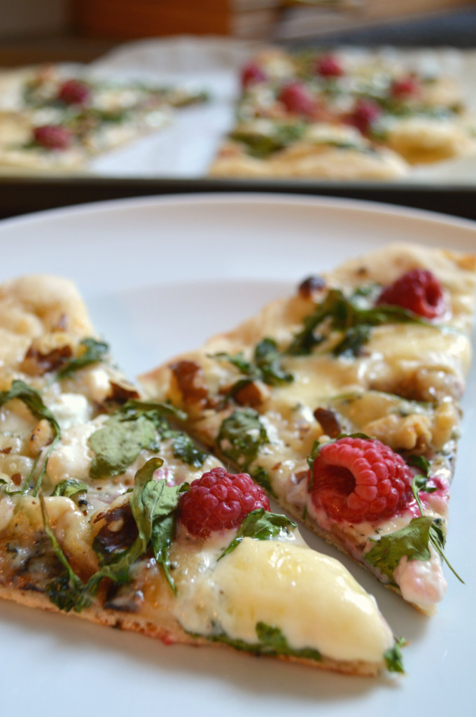 Raspberry Goat Cheese Pizza